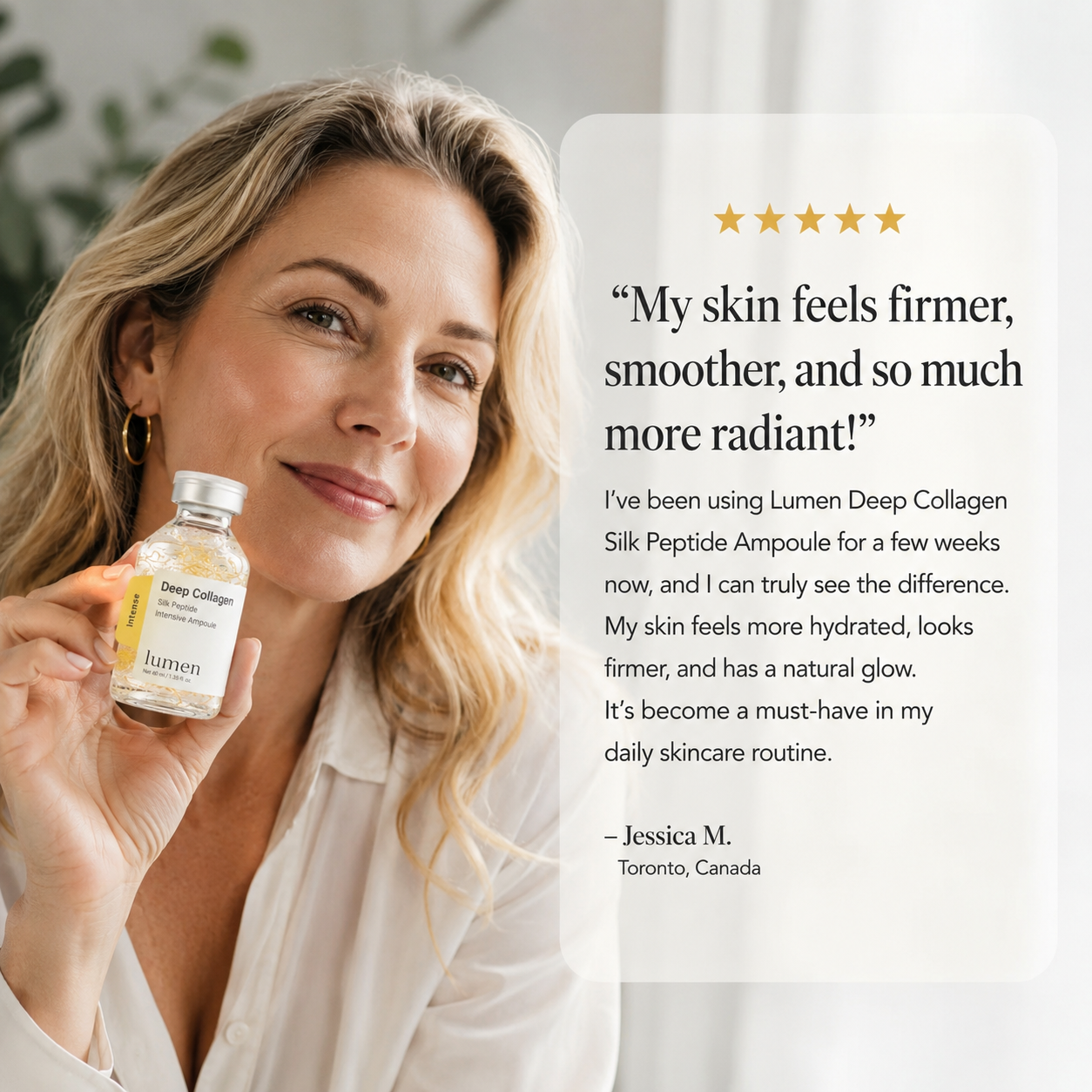 Lumen Silk Peptide Collagen Glow Ampoule