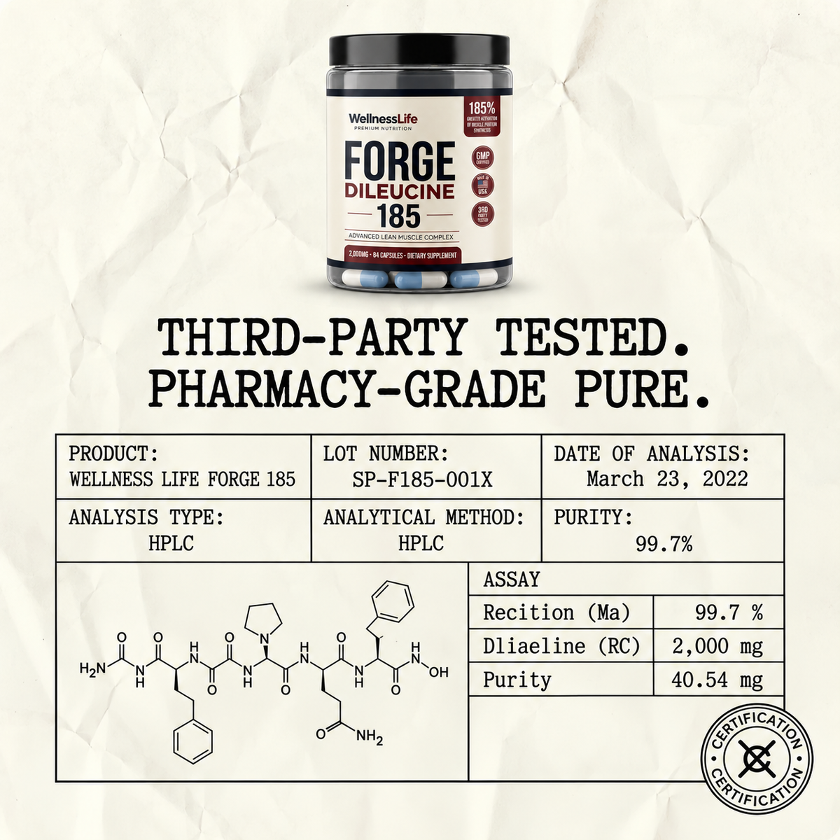 FORGE 185™ LEAN MUSCLE COMPLEX | Build Lean Muscle 3X Faster
